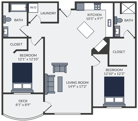 a floor plan of a home